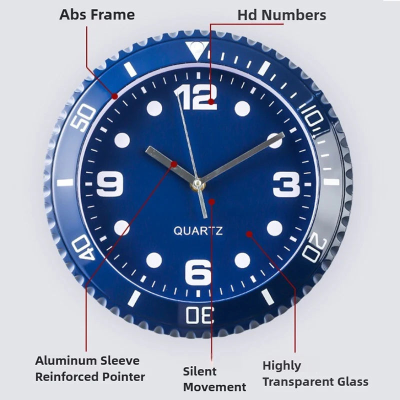 Silent Wall Clock Nordic Clocks Mechanic Wall Watch Modern Watches Aesthetic Living Room Decoration Elegant Interior Ornaments