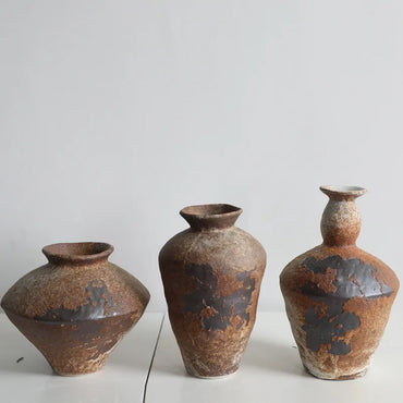 Retro And Nostalgic Handmade Ceramic Vases, Homestay Hotels, Zen Inspired Flower Arrangements, New Chinese Style Decorations