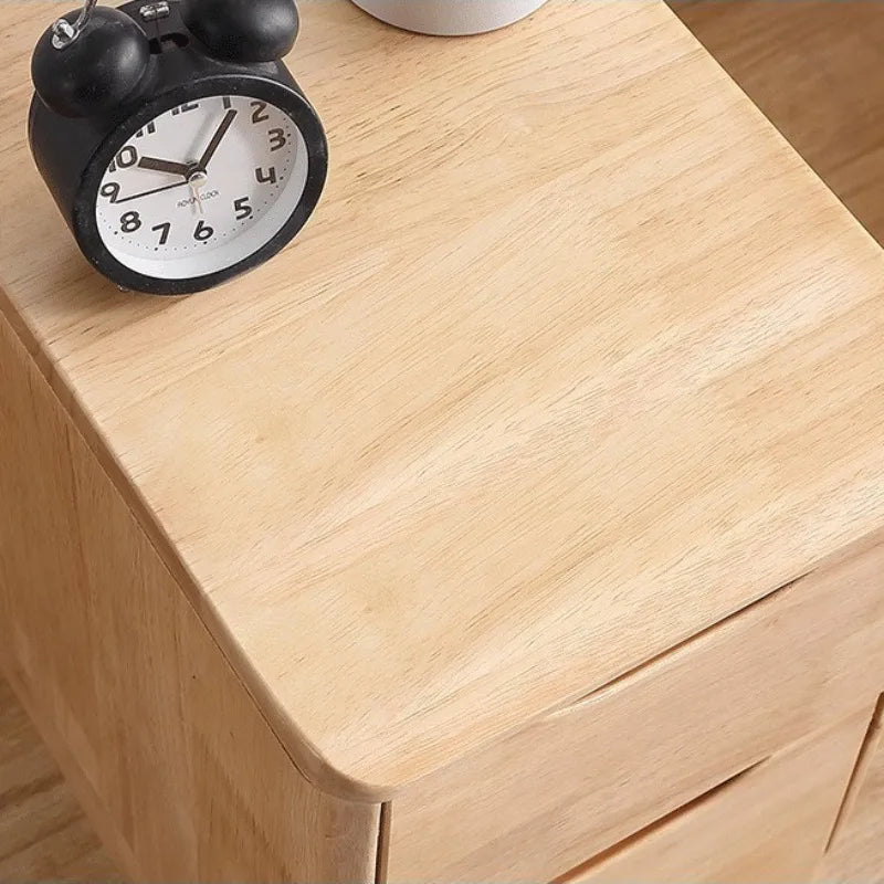Minimalist Wooden Nightstand with Drawers – view 4, modern home furniture