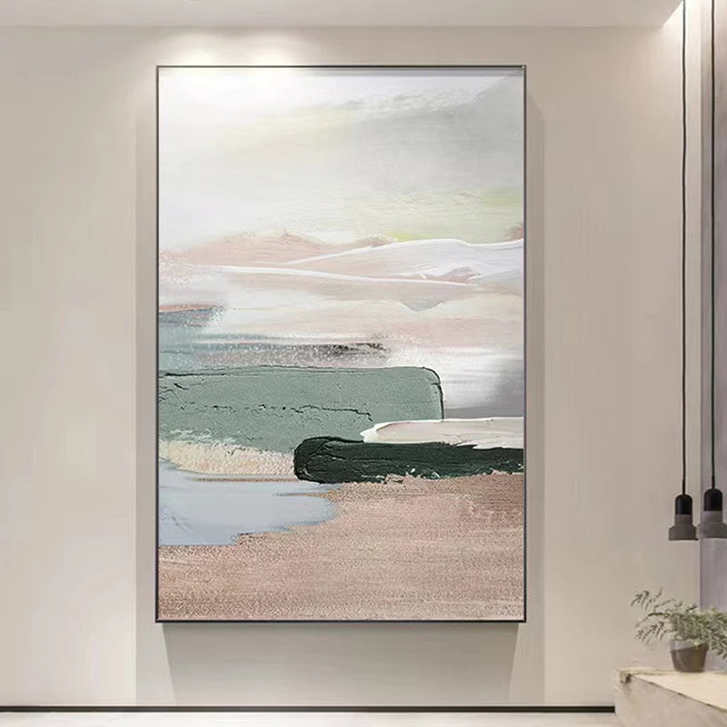 3DThick Texture Minimalist Huge Size 100% Handmade Abstract Oil Painting Canvas Wall Art For Living Room Decoration No Frame