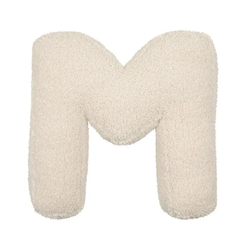 26 Lamb Wool Letter Children's Toy Bedroom Sofa Decoration Pillow Toddler Sleep Soothing Pillow Cushion Pillow Background Set