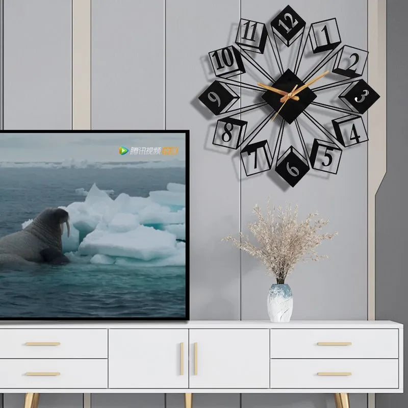 Modern Wall Clock Luxury Interior Clocks Silent Wall Watch Aesthetic Large Watches Elegant Living Room Decoration Home Ornaments