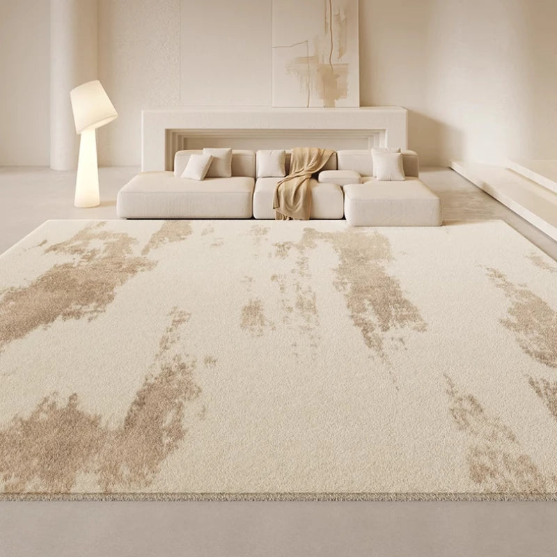 French Cream Style Waterproof Carpet Bedroom Fluffy Soft Thickened Sofa Carpets  Living Room Decoration Large Area Rug 러그  kовер