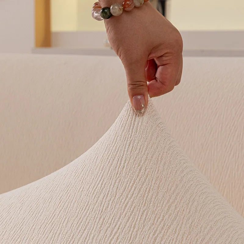 1pcs Simple Solid Chenille Sofa Cushion 4 Season Universal Integrated Elastic Non Slip All Inclusive Couch Cover Mat