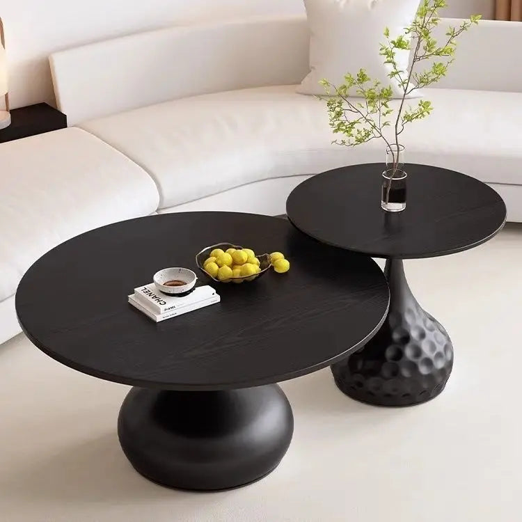 Nordic Solid Wood Coffee Table Set – view 1, modern home furniture