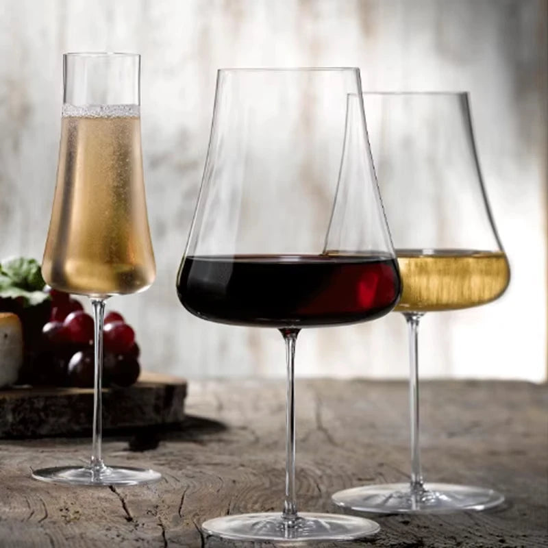 Ultrathin Crystal Wine Glasses Party Stemware Universal Wineglass Volcano Grand Cru Bordeaux Goblet Champagne Cup