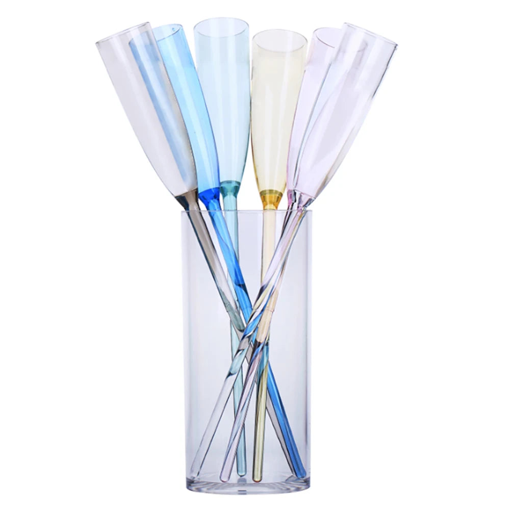 Colored Glasses Party Tumbler Vintage Goblet Bottle Drinking Cocktail Cup