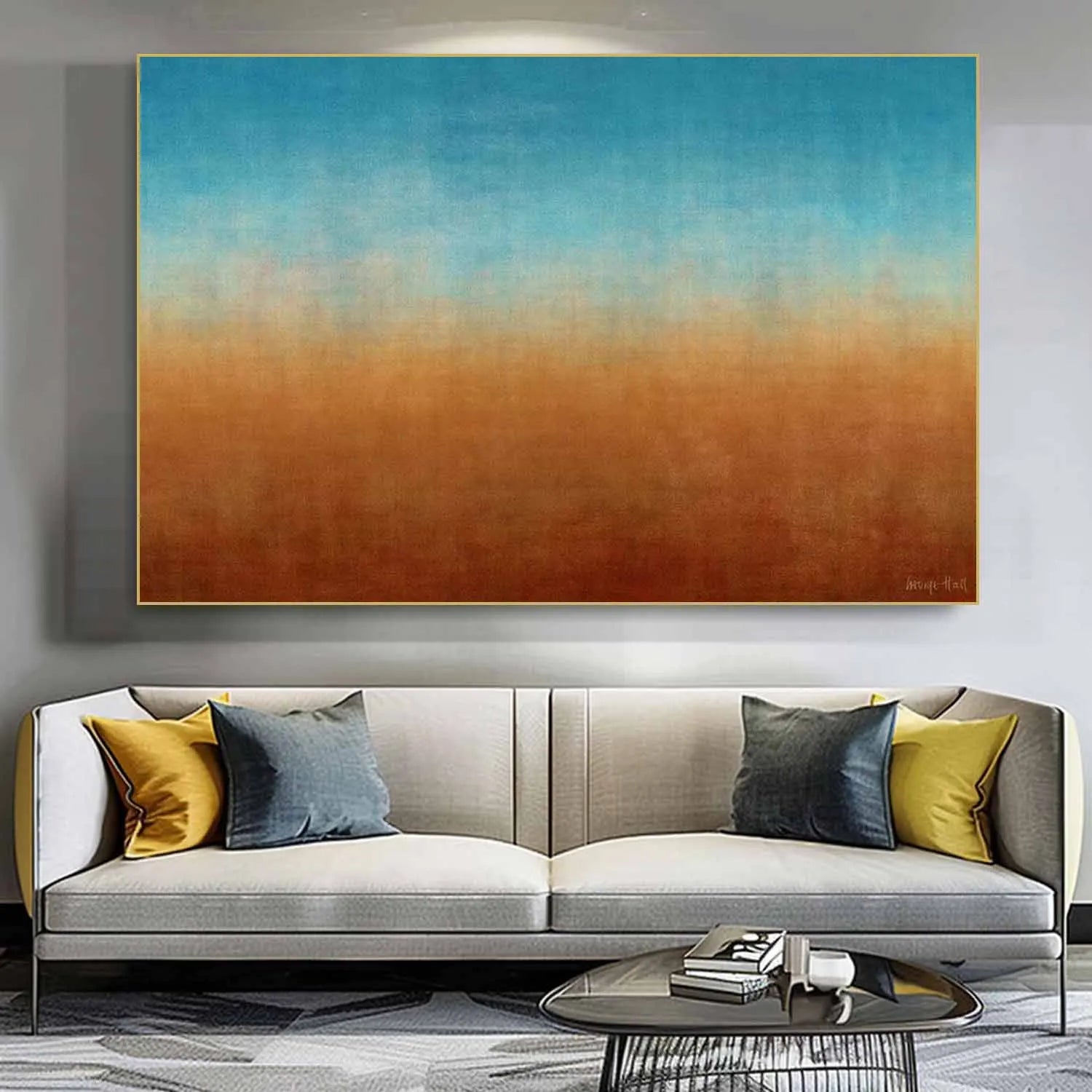 Vivid Color Huge Hand Painted Dafeng Oil Painting 100% Abstract Oil Painting on Canvas Wall Art For Home Decoration