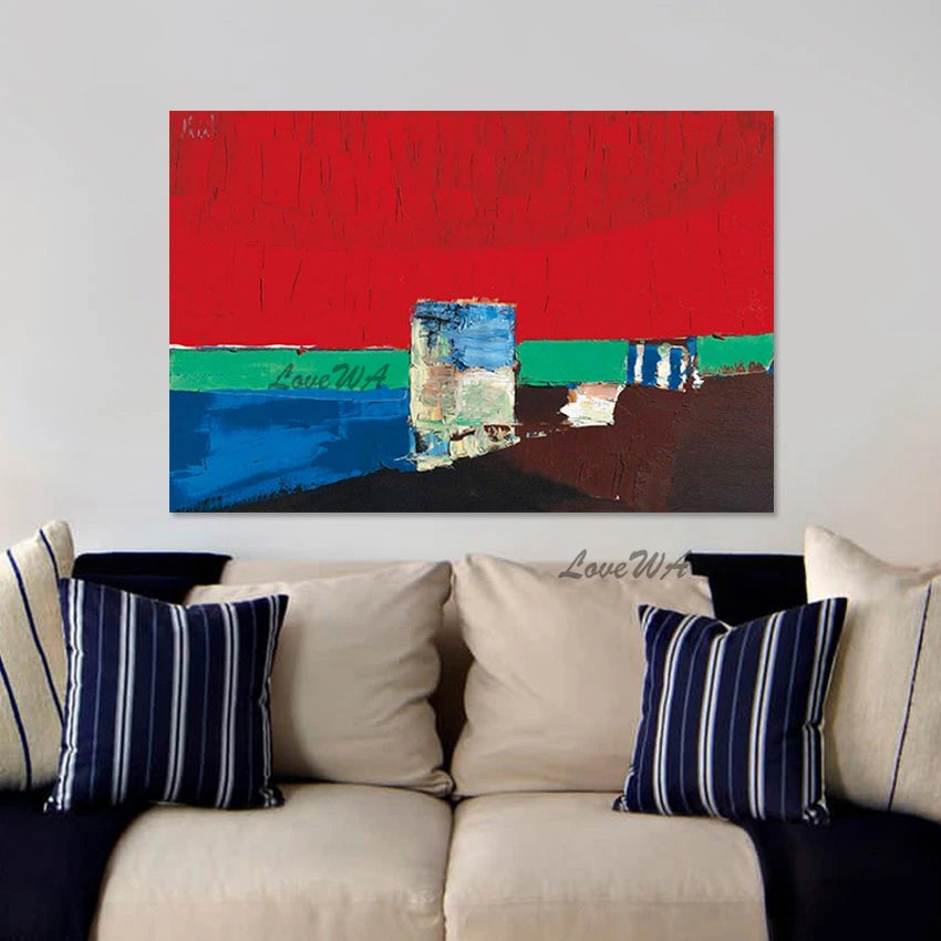 Canvas Wall Art Modern Pictures Abstract Idea Design Textured Hand Paintings Hot Selling Frameless Luxury Living Room Decoration