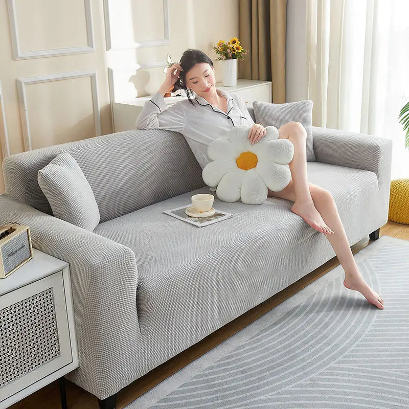 Sofa Cover Double All-inclusive Universal Cover For Four Seasons Universal Elastic Lazy Sofa Cover Dust Cover Anti-cat Scratch C