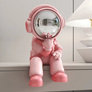 Miniature Astronaut Ornaments Living Room Aesthetic Figurines Creative Interior Art Sculptures Desk Home Decorations Gift Ideas