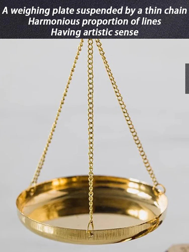 Luxury Aesthetic Figurines Balance Modern Nordic Sculptures Vintage Office Figurine Desktop Ornament Sculpture Retro Home Decor