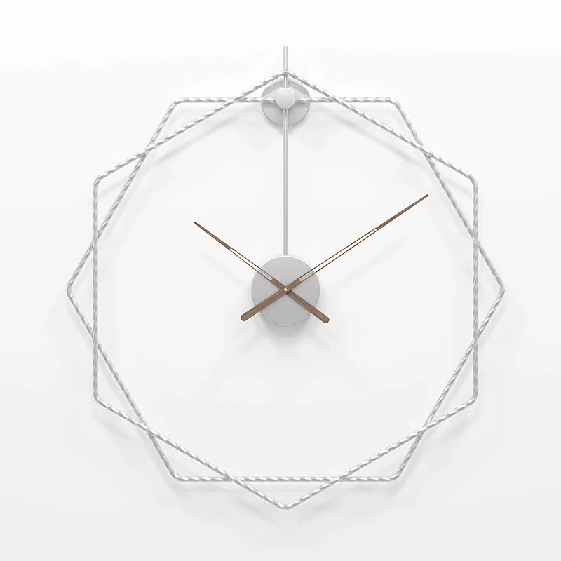 Nordic Luxury Large Wall Clocks New Modern Simple Living Room Kitchen Wall Clocks Creative Home Office Wall Decor Hanging Watche