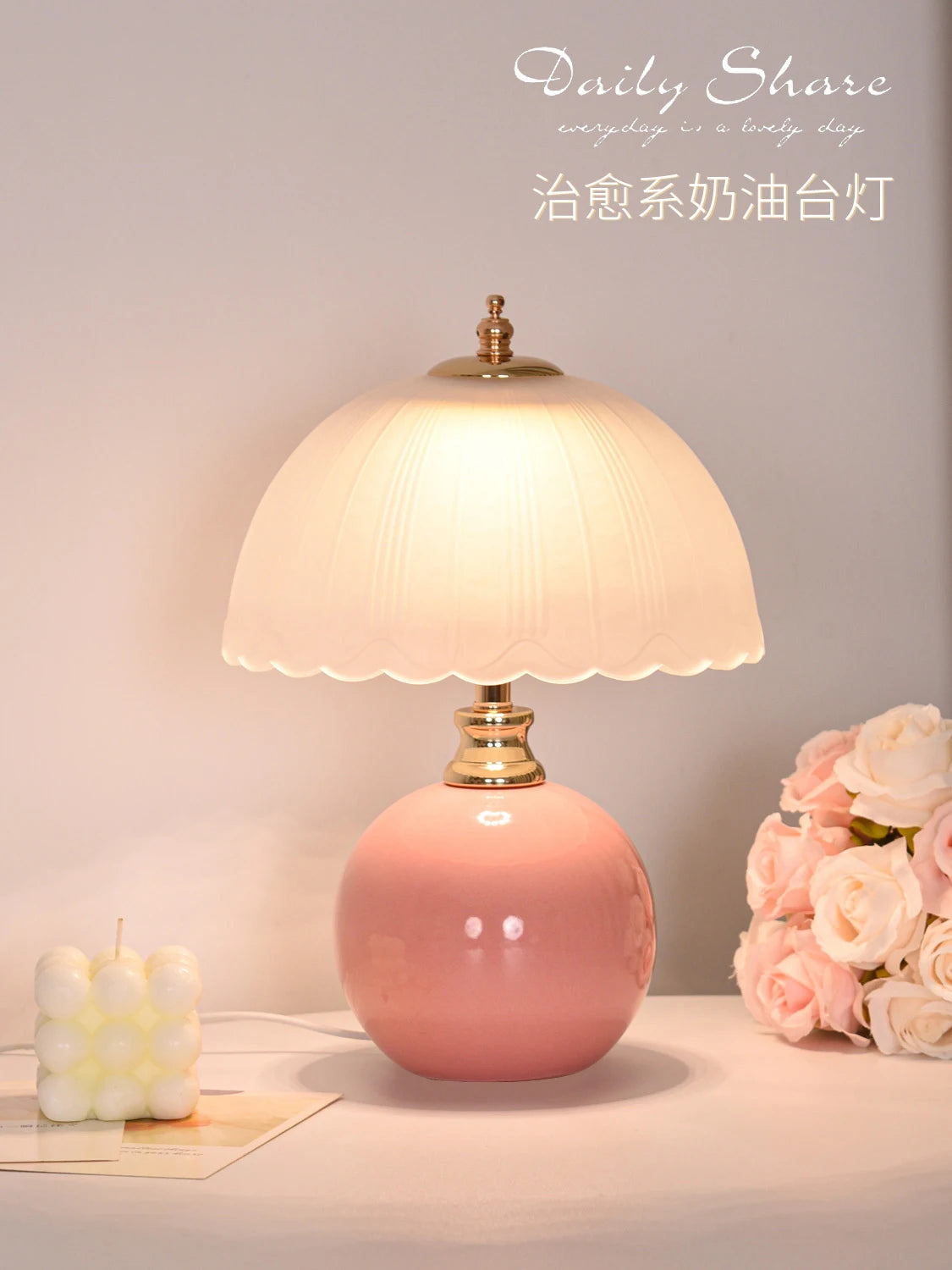 Bedroom Bedside Table Lamp Desktop Reading Small Book lamp Children's Room Ambient Light