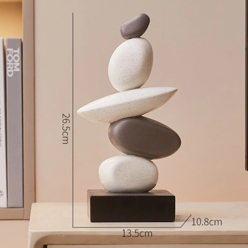 Nordic Sculptures Aesthetic Modern Figurines Living Room Art Minimalist Figurine Resin Creative Sculpture Statue Home Decoration