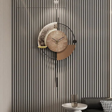 Home Decor Painting Wall Clock TV Background Wall Living Room Decoration Clock