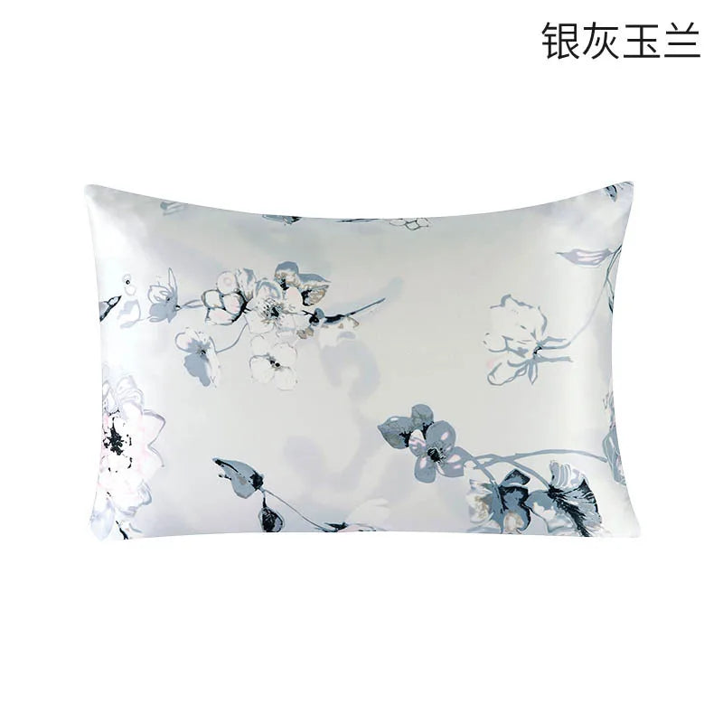 100% Both Sides Pure Natural Mulberry Silk Pillowcase with Zipper Closure  Soft and Cooling Silk Pillow Cases