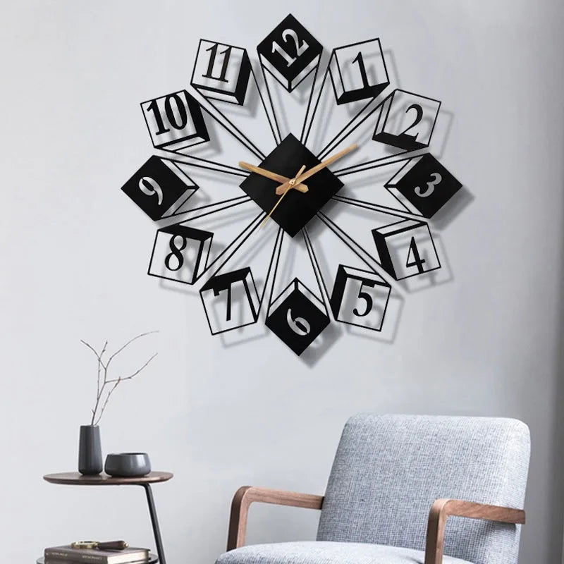 Modern Wall Clock Luxury Interior Clocks Silent Wall Watch Aesthetic Large Watches Elegant Living Room Decoration Home Ornaments