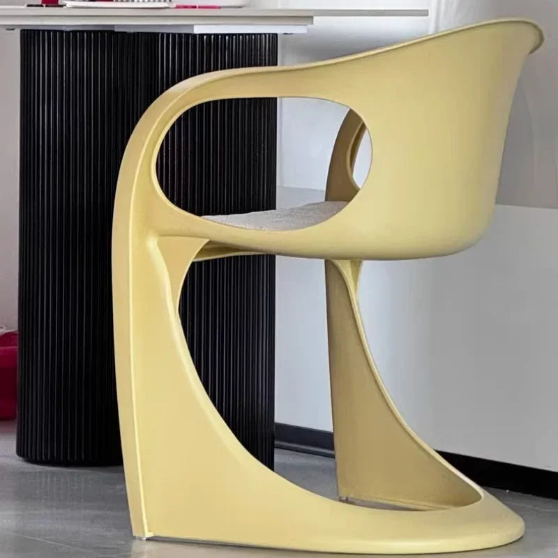 Nordic Curved Art Chair for Dining & Living – view 5, modern home furniture
