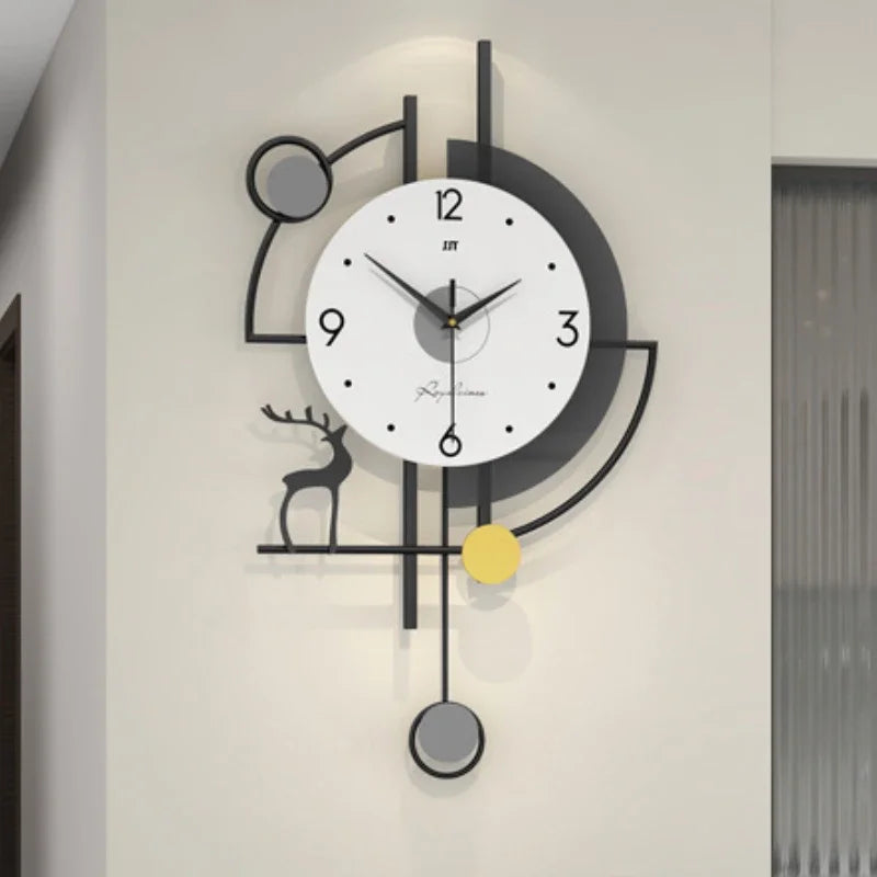 Modern Large Wall Clocks Silent Luxury Aesthetic Unique Clock Wall Art Elegant Stylish Clocks Living Room Watches Decoration