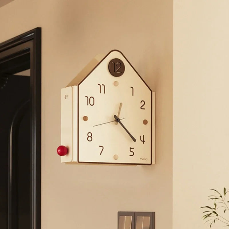 Modern Wall Clock Living Room Double Sided Silent Wall Clock Creative Bedroom Clocks Aesthetic Elegant Clocks Home Decoration