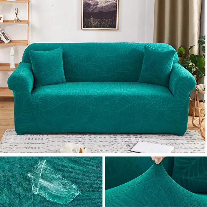 Waterproof Elastic Sofa Cover for Living Room 1/2/3/4 Seater Thick Polar Fleece L-Shaped Corner Sofa Cover Armchair Protector