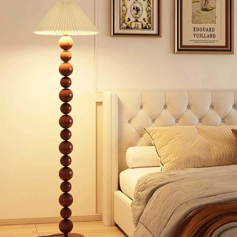 Modern minimalist LED floor lamp, living room, bedroom, study, Nordic Ins style creative remote control dimming vertical lamp