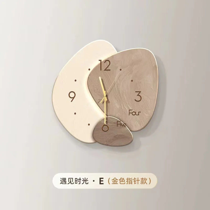 Elegant Nordic Style Wall Clock Unusual Quiet Large Gaming Room Wall Clock Decoration Aesthetic Reloj De Pared Decorations Home
