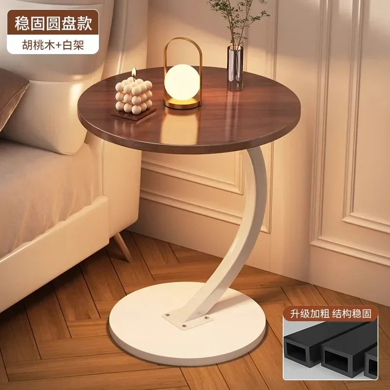 Space-Saving Round Coffee Table with Storage – view 18, modern home furniture