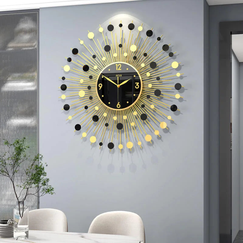 Luxury Wall Clock Living Room Design Creative Wall Clock Silent Brief Art Nordic Clocks Fashion Modern Watches Home Decoration