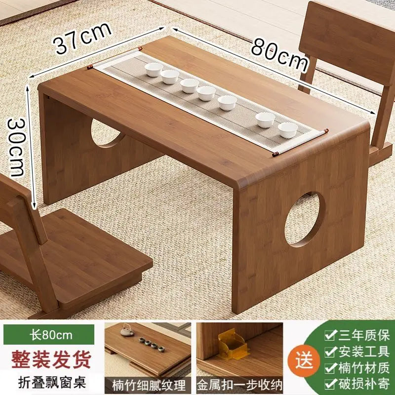 Bamboo Folding Table for Home & Study – view 14, modern home furniture