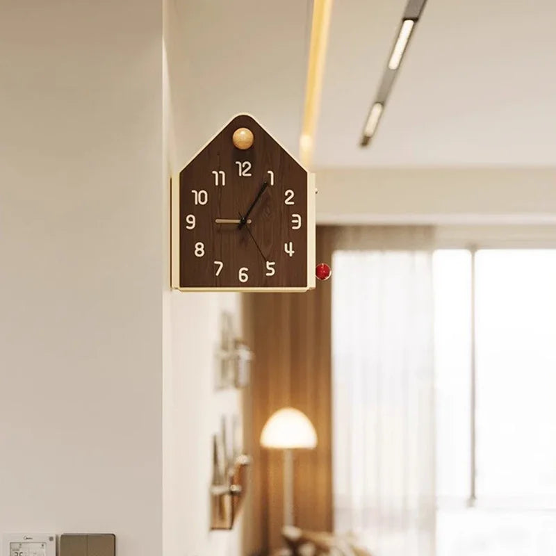 Modern Wall Clock Living Room Double Sided Silent Wall Clock Creative Bedroom Clocks Aesthetic Elegant Clocks Home Decoration