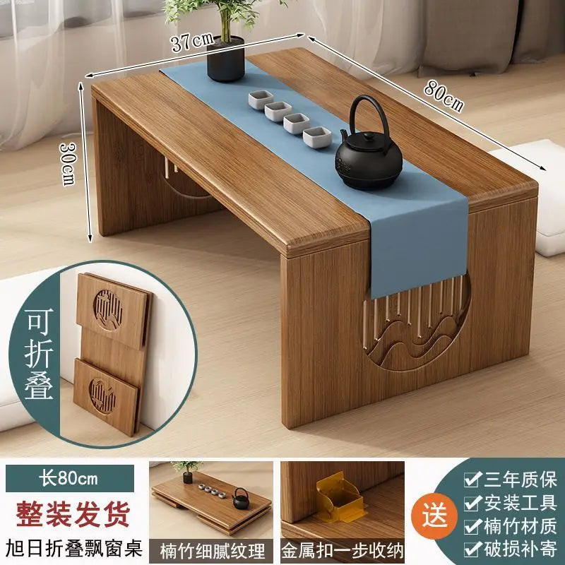 Bamboo Folding Table for Home & Study – view 10, modern home furniture