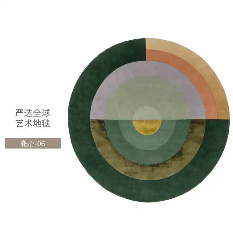 Nordic Style Rugs for Bedroom Light Luxury Living Room Decoration Round Carpet Home Fluffy Soft Rug Thick Plush Lounge Floor Mat