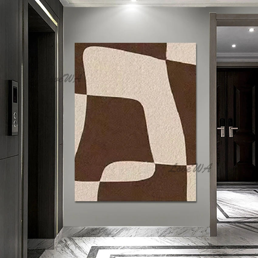 Unframed Sleeping Room Abstract Wall Decor Modern Art Painting Examples Picture Canvas Roll Design Acrylic Painting Artwork