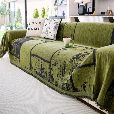 EIFLOY-Retro Chenille Sofa Towel Cover, Anti Cat Scratch, Universal Recliner Couch Cover, 1 Pc, 2 3 4 Seats, Drop Shipping