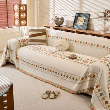 Butterfly Camping Picnic Sofa Cover 2025 All-season Leopard Chenille Sofa Covers Throw Blanket Camping Mats housses de canapé