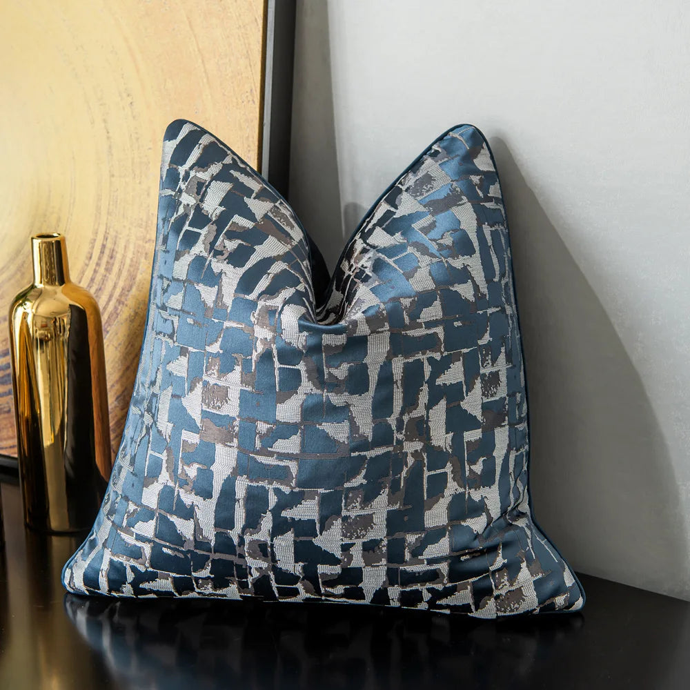 Geometric Cushion Cover Decorative Super Throw Pillow Cover For Home Sofa Living Room Hotel 30x50 45x45 50x50 60x60 Grid style