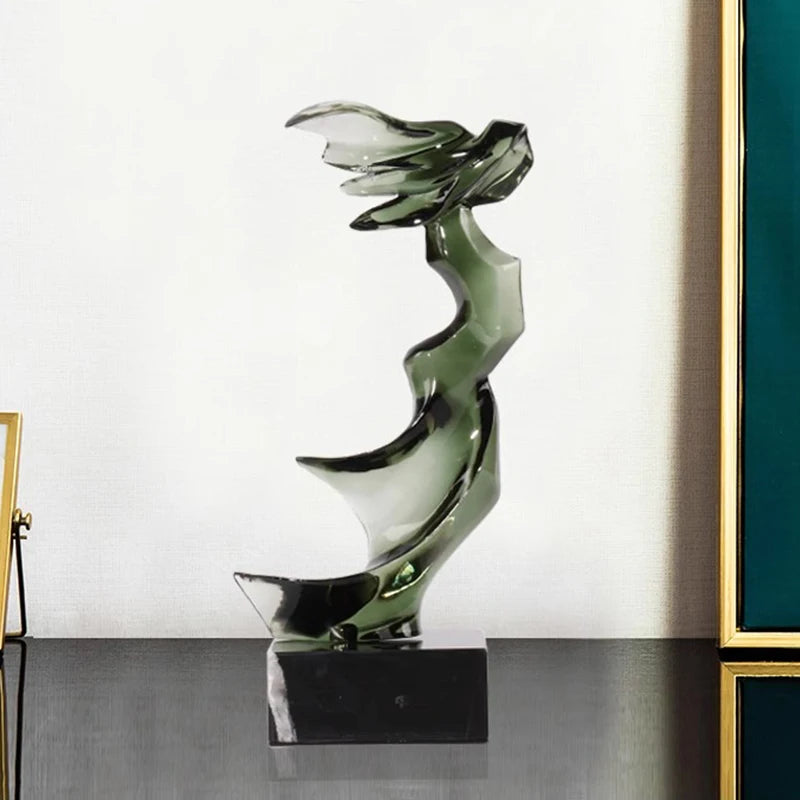 Abstract Ornaments Dragon Figures Interior Living Room Decor Art Creative Sculptures Resin Desk Accessories Home Decorations