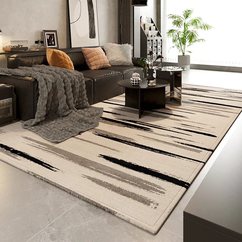 Light Luxury Rugs for Bedroom Thick Plush Lounge Floor Mat Modern Style Living Room Decoration Large Carpet Home Fluffy Soft Rug