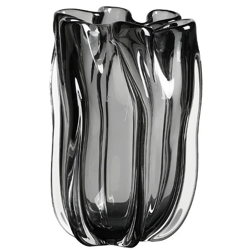 Creative And Simple Transparent Glass Large Vase Floral Decoration Flower Arrangement Living Room Porch Desktop Home Decoration