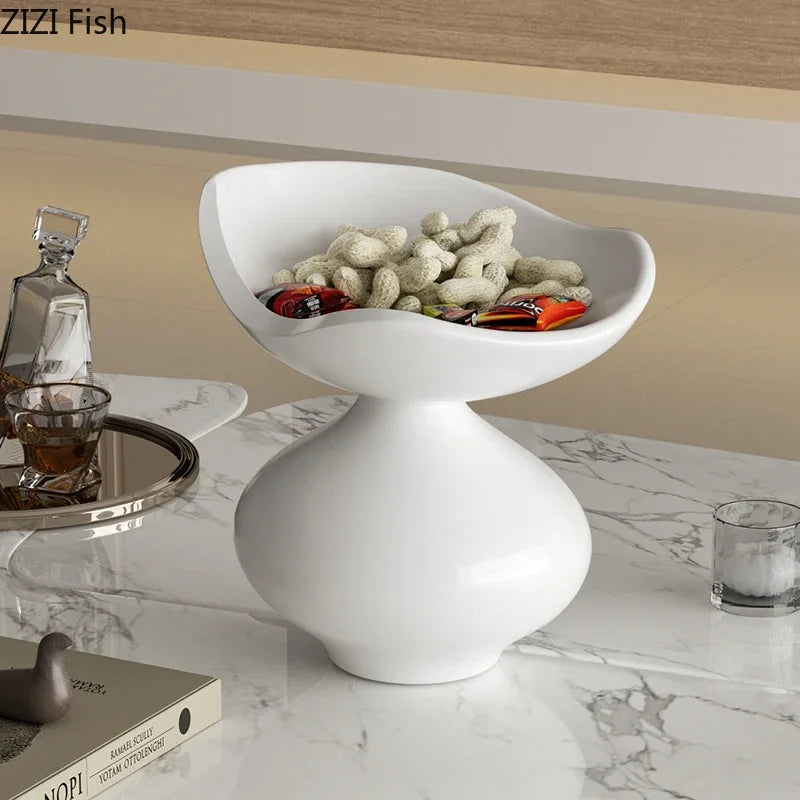 Minimalism Abstract Crafts Floral Vase Desk Decoration Flowers Arrangement Artificial Flower Resin Vases Room Aesthetic Decor