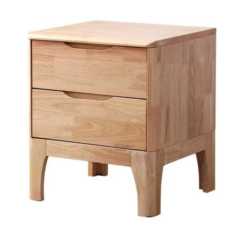 Minimalist Wooden Nightstand with Drawers – view 7, modern home furniture