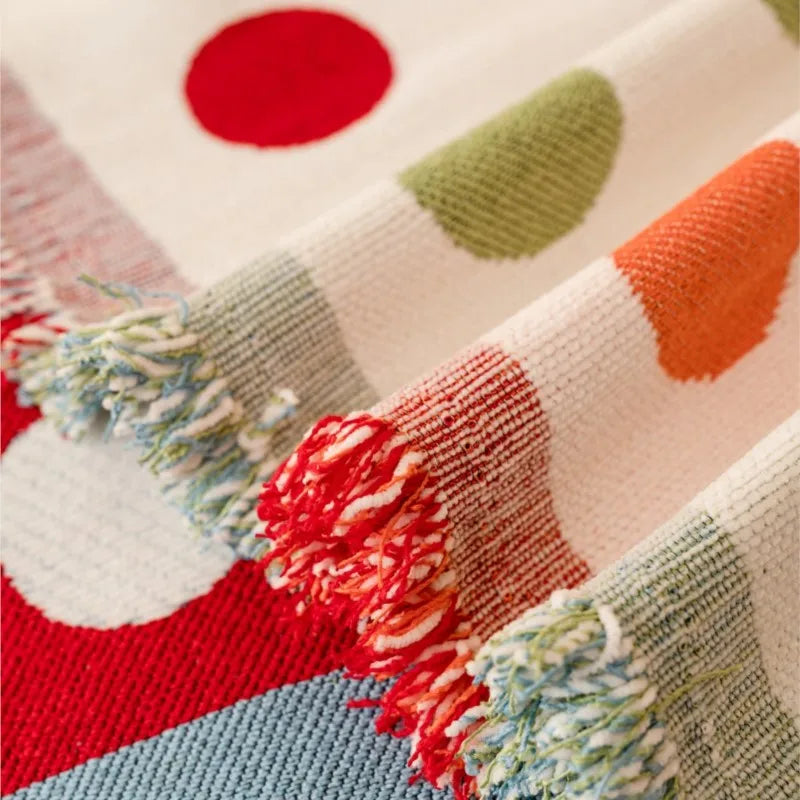 Dopamine Dots Sofa Cover Luxury Cat-Proof Couch Protector All-Season Stretchable Sofa Slipcover for Women Home Decor Living Room