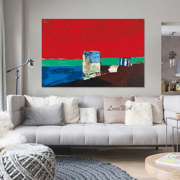 Canvas Wall Art Modern Pictures Abstract Idea Design Textured Hand Paintings Hot Selling Frameless Luxury Living Room Decoration