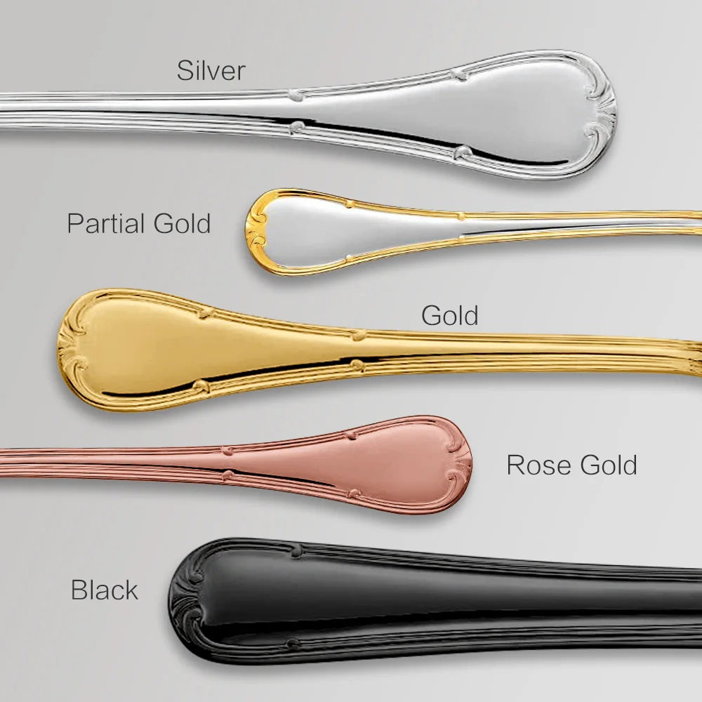 24 Piece Flatware Cutlery Set for 6 18/10 Stainless Steel Silverware Mirror Polished for Housewarming Restaurant Wedding Party