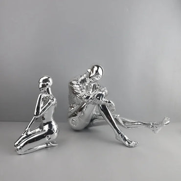 Creative Modern Figurines Miniature Nordic Aesthetic Luxury Office Accessories Funny Ornaments Desk Sculptures Home Decor