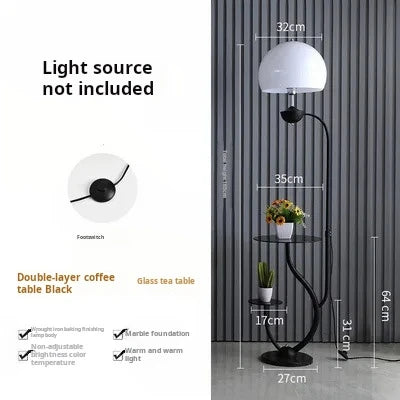 Nordic Modern Floor Lamp Led Flower Tea Table Floor Lamps For Living Room Bedroom Study Desk Lamp Home Decor Standing Lights E27