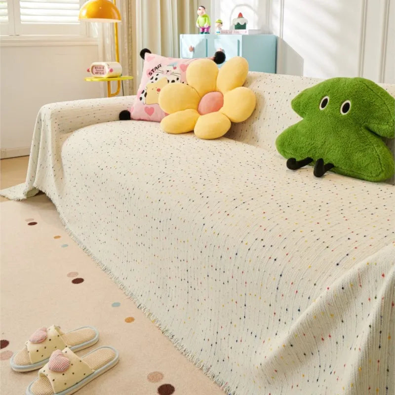 2025 All-Season Chenille Sofa Cover Slipcover Cat Scratch Resistant Dustproof Sofa Cushion Universal Sofa Camping Blanket Mats