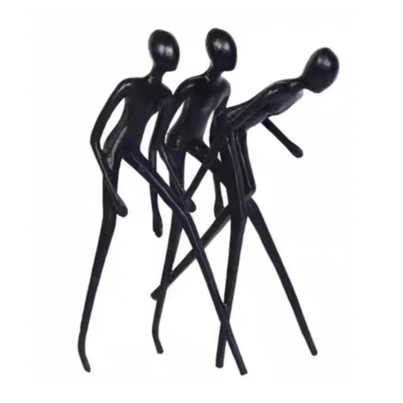 Figure Sculptures Modern Creative Figurines Interior Aesthetic Miniature Ornaments Luxury Table Accessories Home Decorations